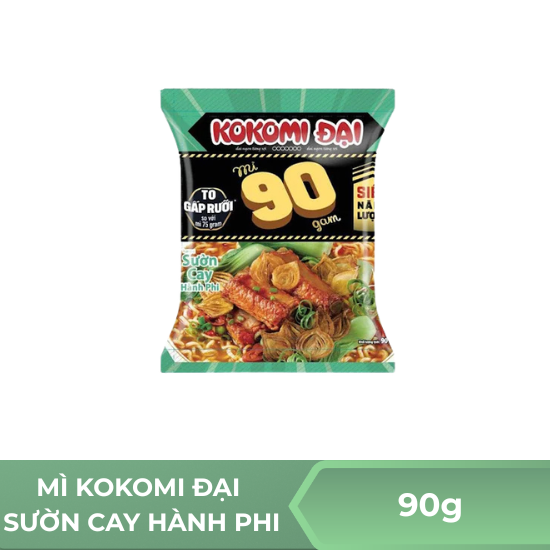 Mì kokomi đại sườn cay hành phi - 90g