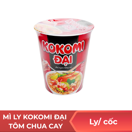 Mì ly kokomi đại tôm chua cay - 65g