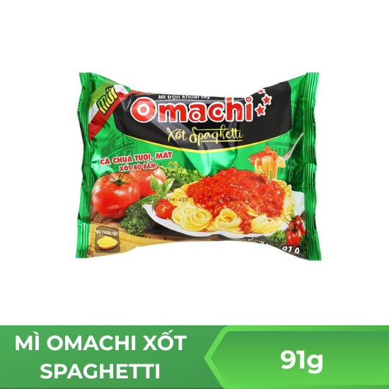 Mì omachi xốt spaghetti - 91g