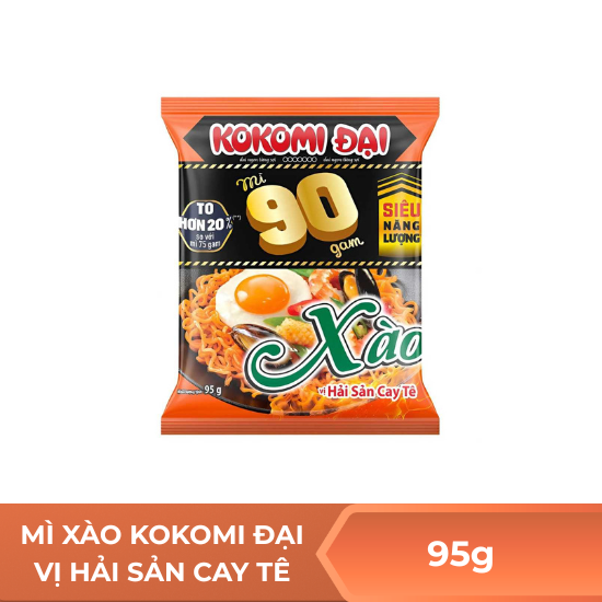 Mì xào kokomi đại vị hải sản cay tê - 95g