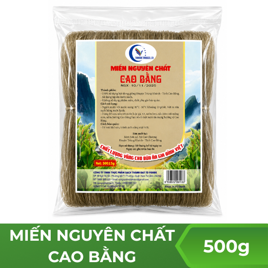 Miến nguyên chất Cao Bằng - 500g