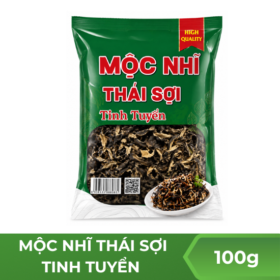 Mộc nhĩ thái sợi tinh tuyển - 100g