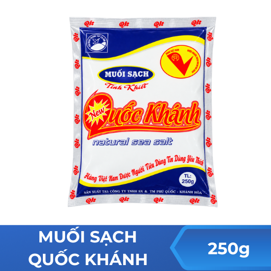 Muối sạch Quốc Khánh  - 250g