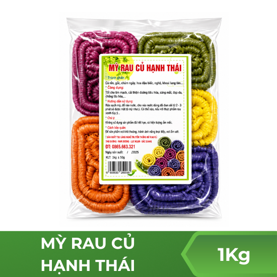 Mỳ rau củ Hạnh Thái - 1kg