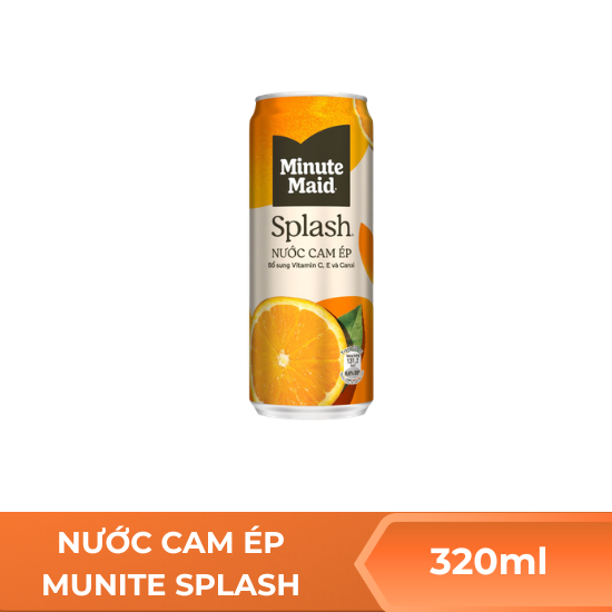 Nước cam ép munite splash - 320ml