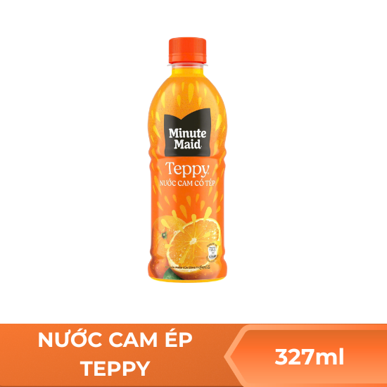 Nước cam ép teppy - 327ml