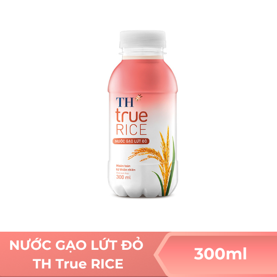 Nước gạo lứt đỏ TH true RICE - 300ml