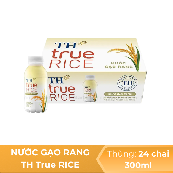 Nước gạo rang TH true RICE 300ml - thùng 24 chai