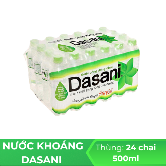 Nước khoáng Dasani 500ml - Thùng 24 chai