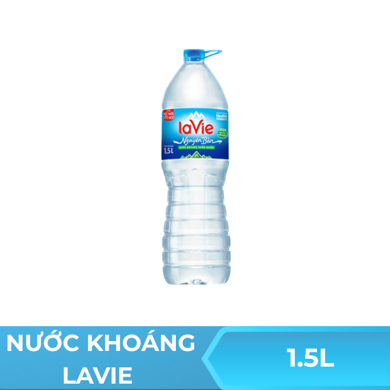 Nước khoáng lavie - chai 1.5L