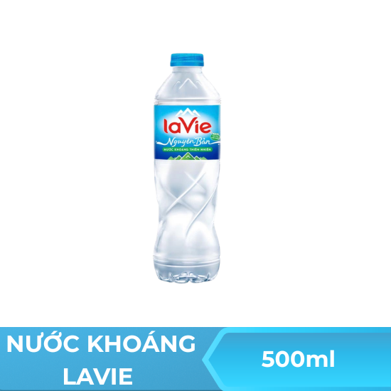 Nước khoáng lavie - chai 500ml