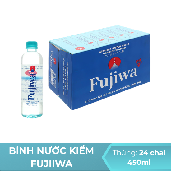 Nước kiềm Fujiwa 450ml - thùng 24 chai 