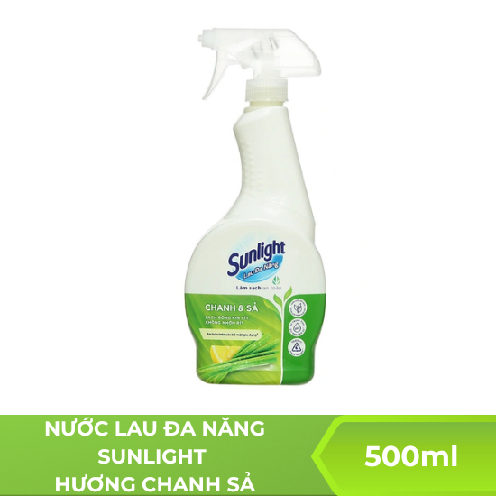 Nước lau đa năng Sunlight hương chanh sả - 500ml
