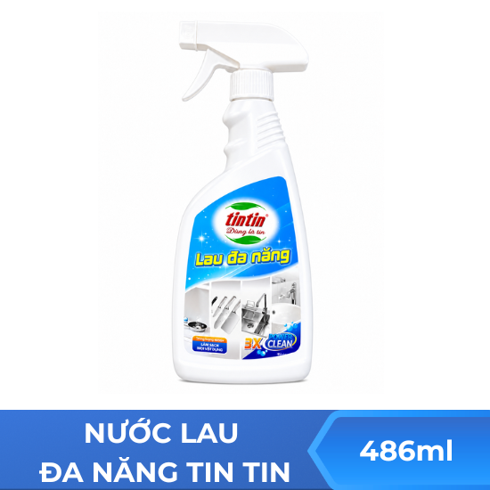 Nước lau đa năng tin tin - 486ml