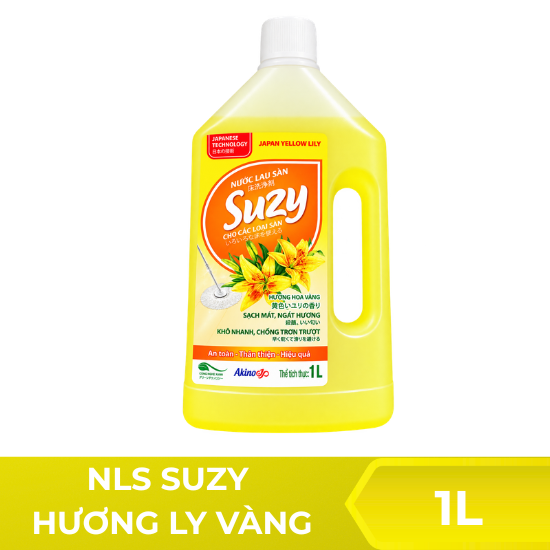 Nước lau sàn Suzy hương ly vàng - 1L