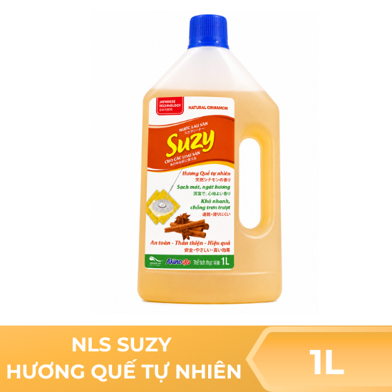 Nước lau sàn Suzy hương quế tự nhiên - 1L