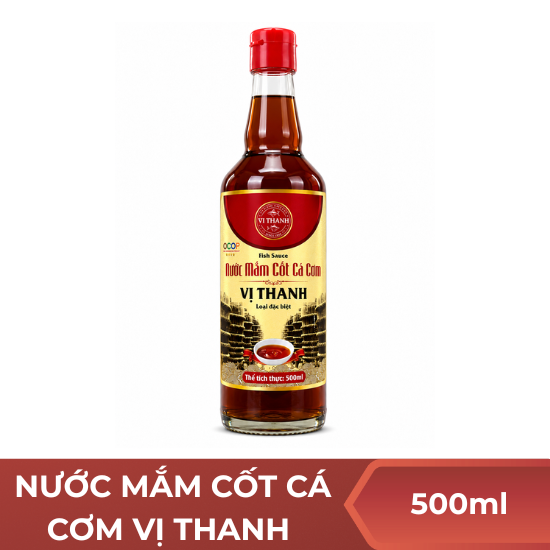 Nước mắm cốt cá cơm Vị Thanh 31 độ đạm - 500ml