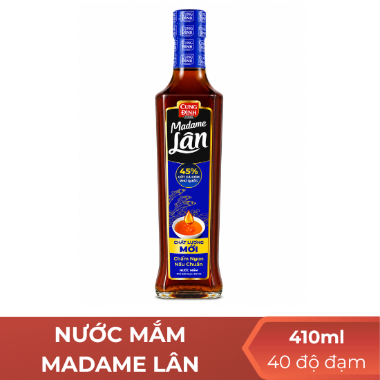 Nước mắm Madame Lân 40 độ đạm - 410ml