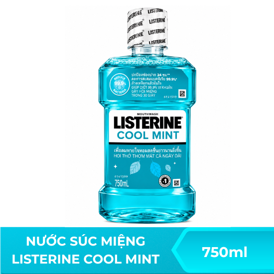 Nước súc miệng Listerine cool mint - 750ml