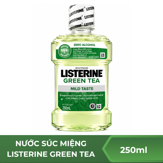 Nước súc miệng Listerine green tea - 250ml