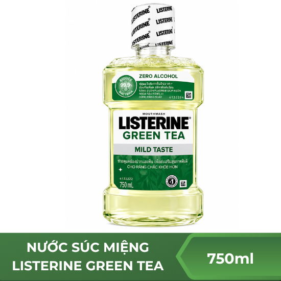 Nước súc miệng Listerine green tea - 750ml