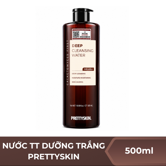 Nước tẩy trang dưỡng trắng Prettyskin -  500ml
