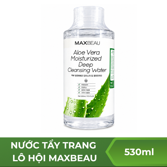 Nước tẩy trang lô hội Maxbeau - 530ml