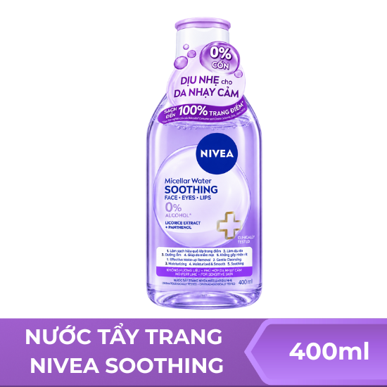 Nước tẩy trang nivea soothing - 400ml