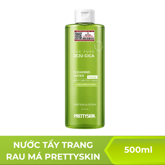 Nước tẩy trang rau má Prettyskin -  500ml