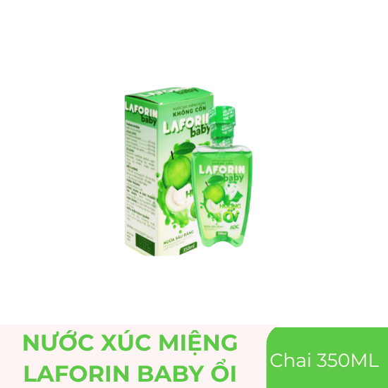 Nước súc miệng Laforin baby ổi - chai 350ml