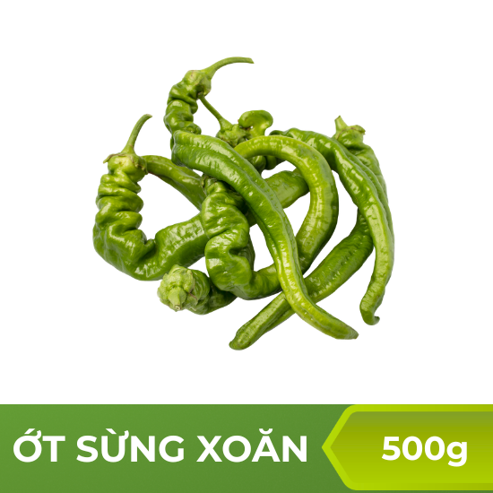 Ớt sừng xoăn - 500g