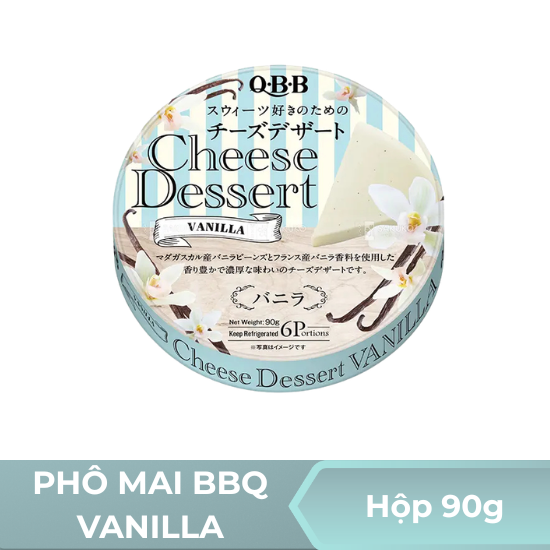 Phô mai QBB vanilla - hộp 90g