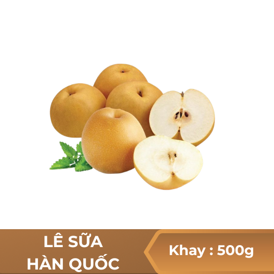 Lê sữa Hàn Quốc - Khay 500g 