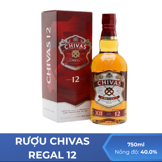 Rượu Chivas Regal 12 - 750ml