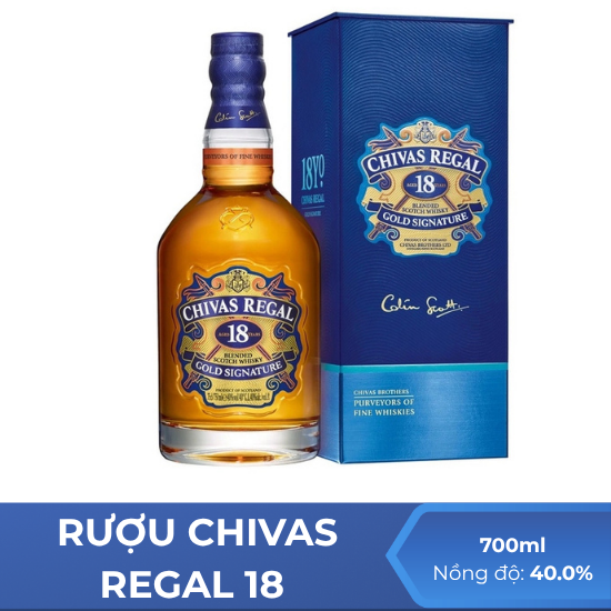 Rượu Chivas Regal 18 - 700ml