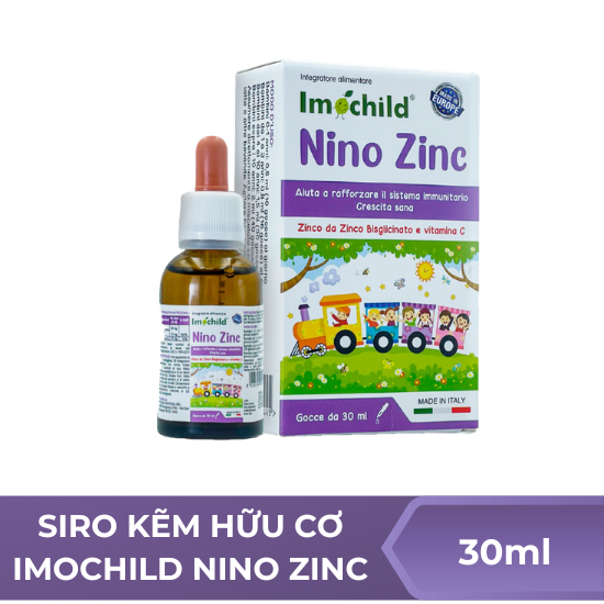 Siro Kẽm hữu cơ Imochild Nino Zinc - 30ml