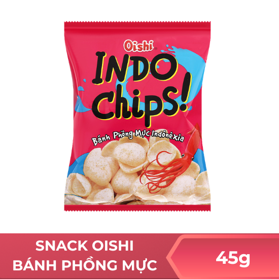 Snack Oishi bánh phồng mực  - 45g