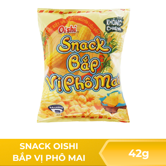 Snack Oishi bắp vị phô mai  - 42g