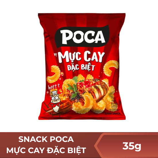 Snack Poca mực cay đặc biệt - 35g
