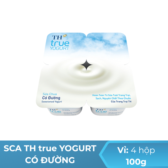 Sữa Chua Ăn TH true YOGURT có đường - 100g