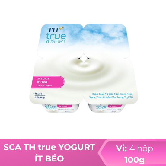 Sữa Chua Ăn TH true YOGURT ít béo - 100g