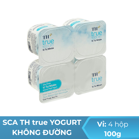 Sữa Chua Ăn TH true YOGURT không đường - 100g