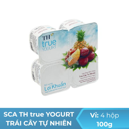 Sữa Chua Ăn TH true YOGURT trái cây tự nhiên - 100g