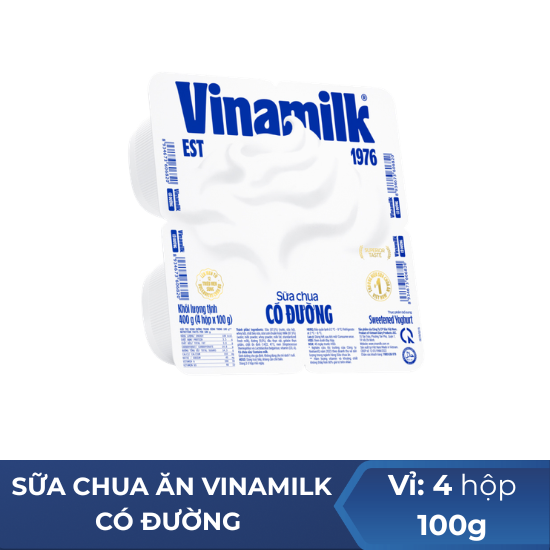 Sữa chua ăn Vinamilk có đường - 100g
