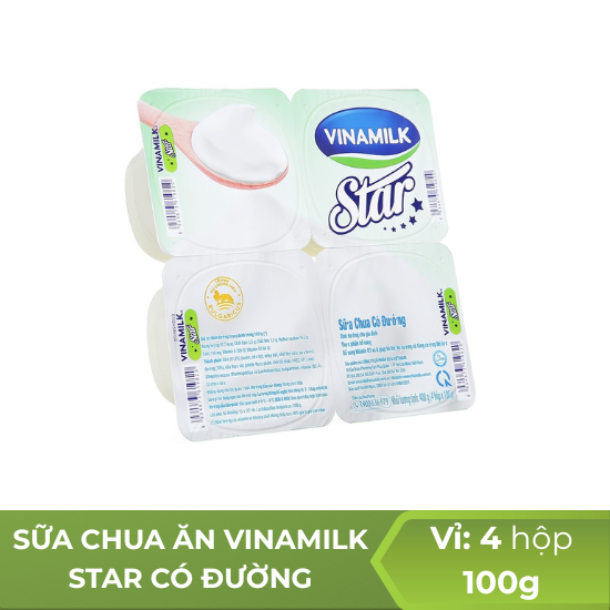 Sữa chua ăn Vinamilk Star có đường - 100g