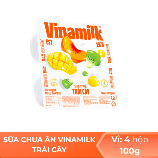 Sữa chua ăn Vinamilk Trái cây - 100g