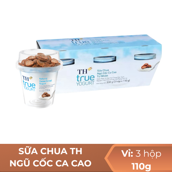 Sữa chua ngũ cốc ca cao TH - 110g