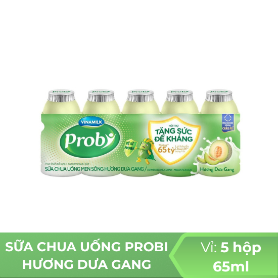 Sữa chua uống probi hương dưa gang - 65 ml