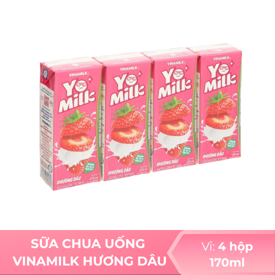 Sữa chua uống vinamilk hương dâu  - 170ml
