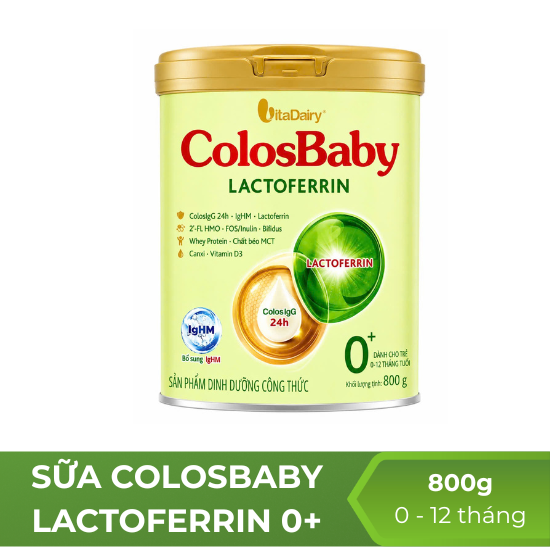 Sữa ColosBaby Lactoferrin 0+ - 800g